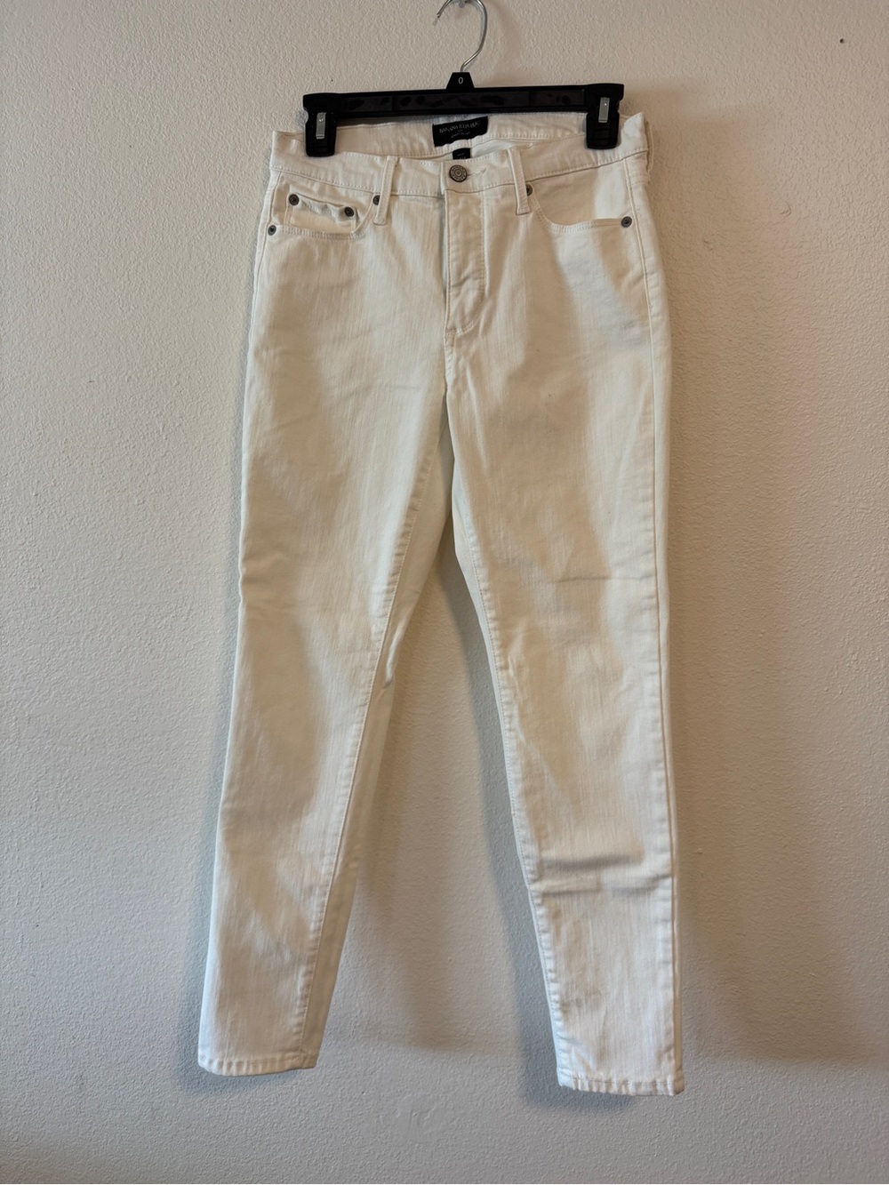 Banana Republic Women's Sculpt Skinny Jeans in White Petite 27/4